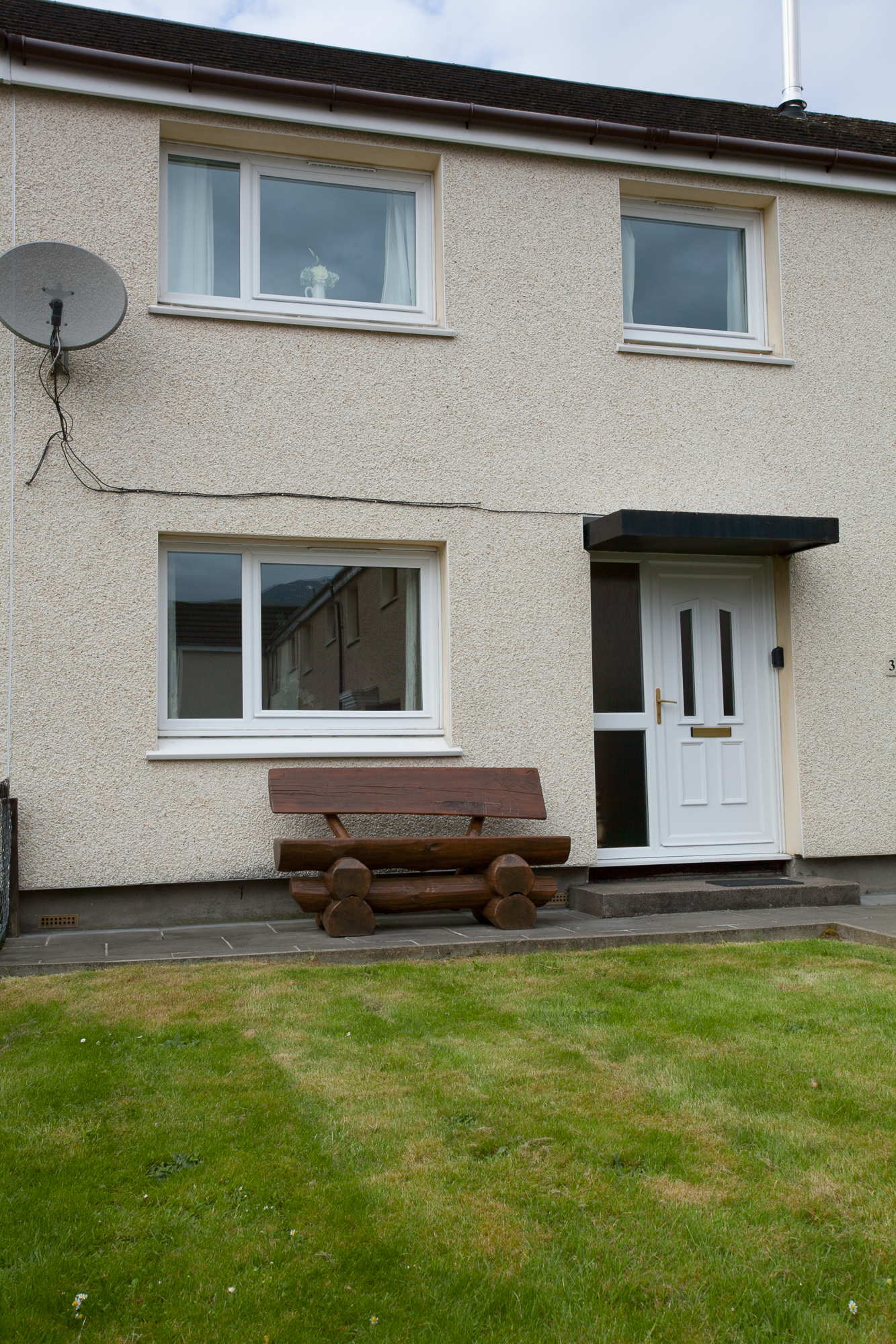 The house entrance
